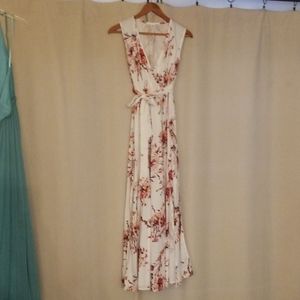 Long floral wrap dreas